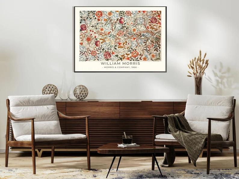 William Morris Poster | Vintage Floral Wall Art Print- PRINT