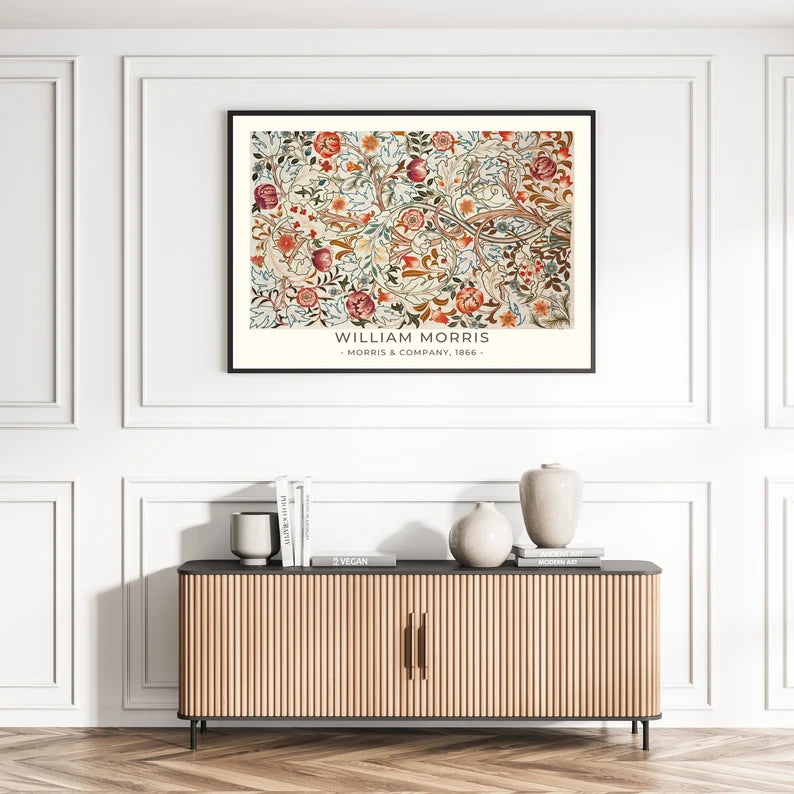William Morris Poster | Vintage Floral Wall Art Print- PRINT