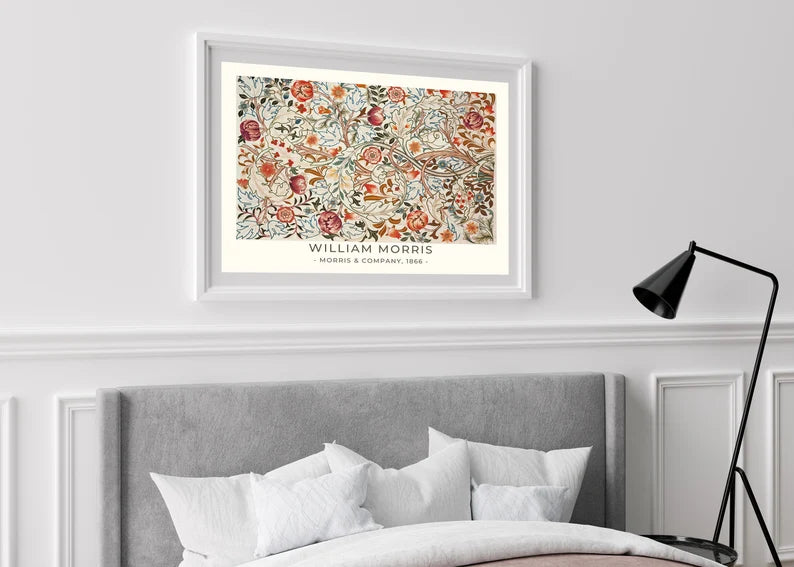 William Morris Poster | Vintage Floral Wall Art Print- PRINT