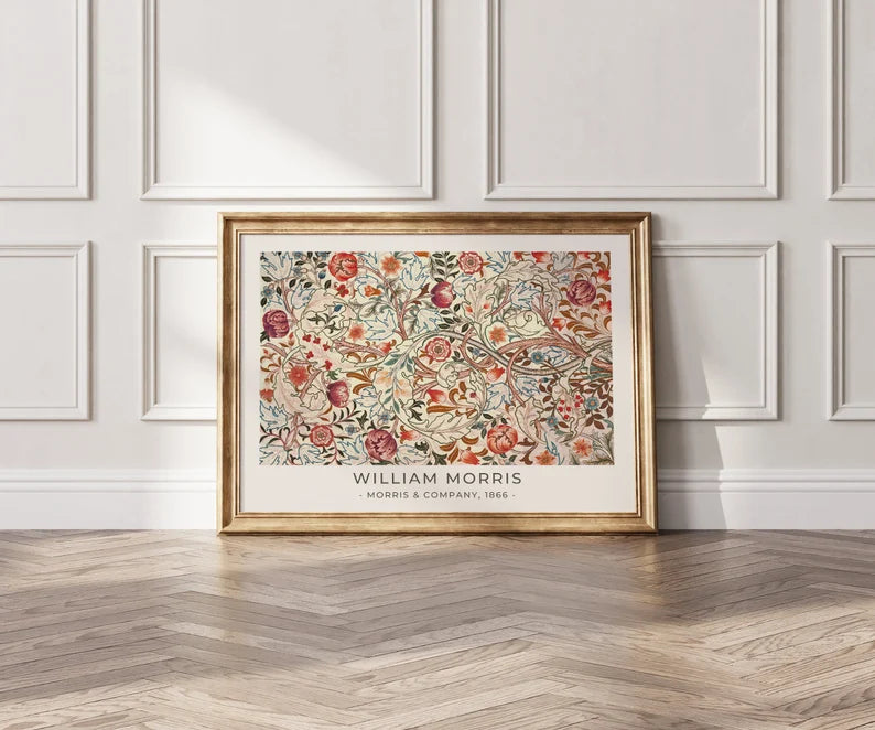 William Morris Poster | Vintage Floral Wall Art Print- PRINT