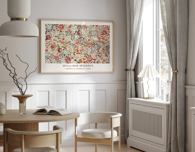 William Morris Poster | Vintage Floral Wall Art Print- PRINT