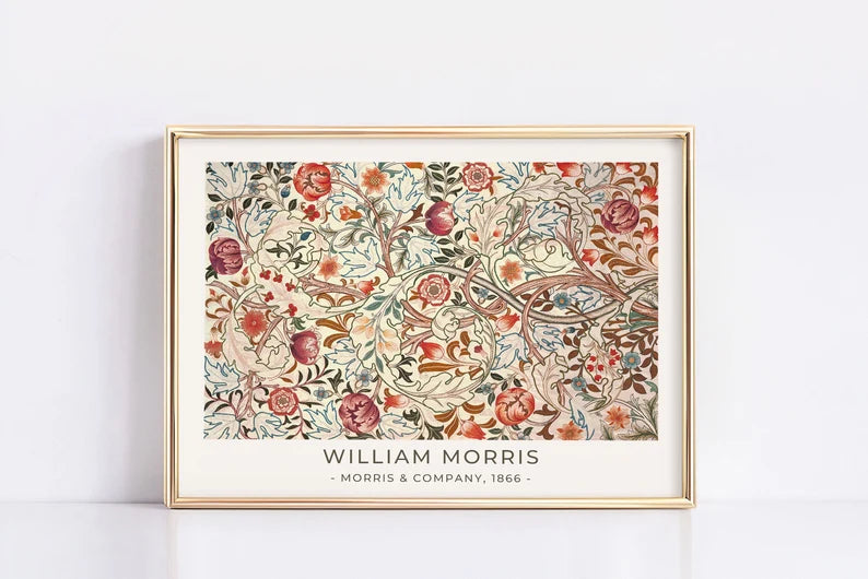 William Morris Poster | Vintage Floral Wall Art Print- PRINT